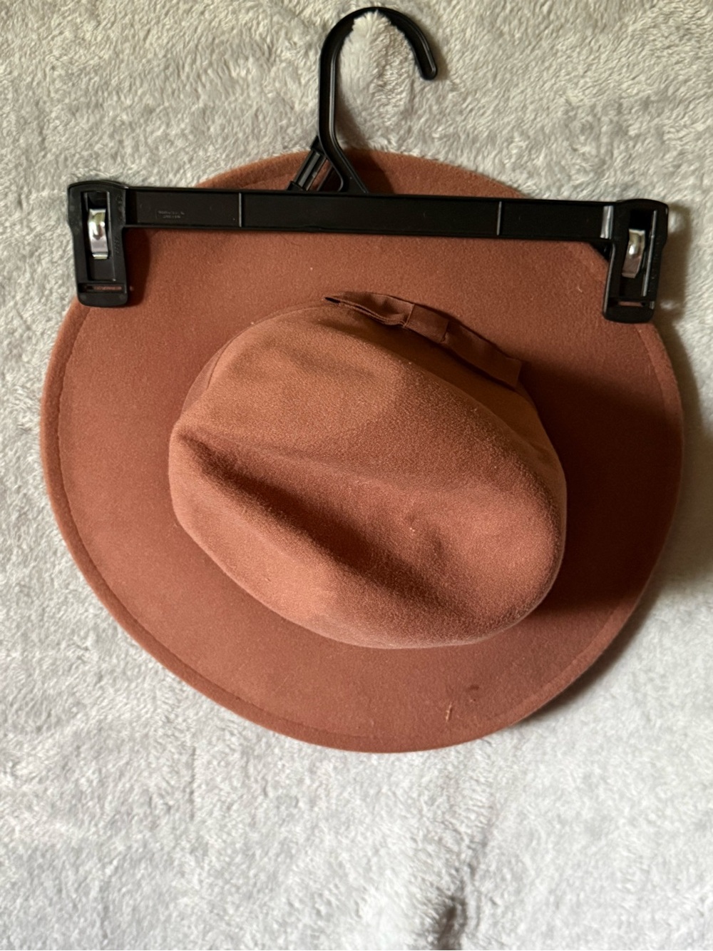 Abercrombie & Fitch Brown Felt Hat with Navy Tag
